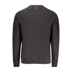 Black Cotton Men's Sweatshirt