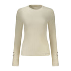 Bianco Viscose Women Sweater