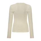 Bianco Viscose Women Sweater