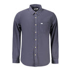 Blue Cotton Men's Shirt