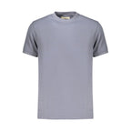 Blue Cotton Men's T-Shirt