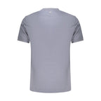 Blue Cotton Men's T-Shirt