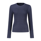 Blue Viscose Women's Sweater