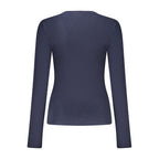 Blue Viscose Women's Sweater