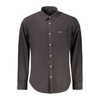 Black Cotton Men's Shirt