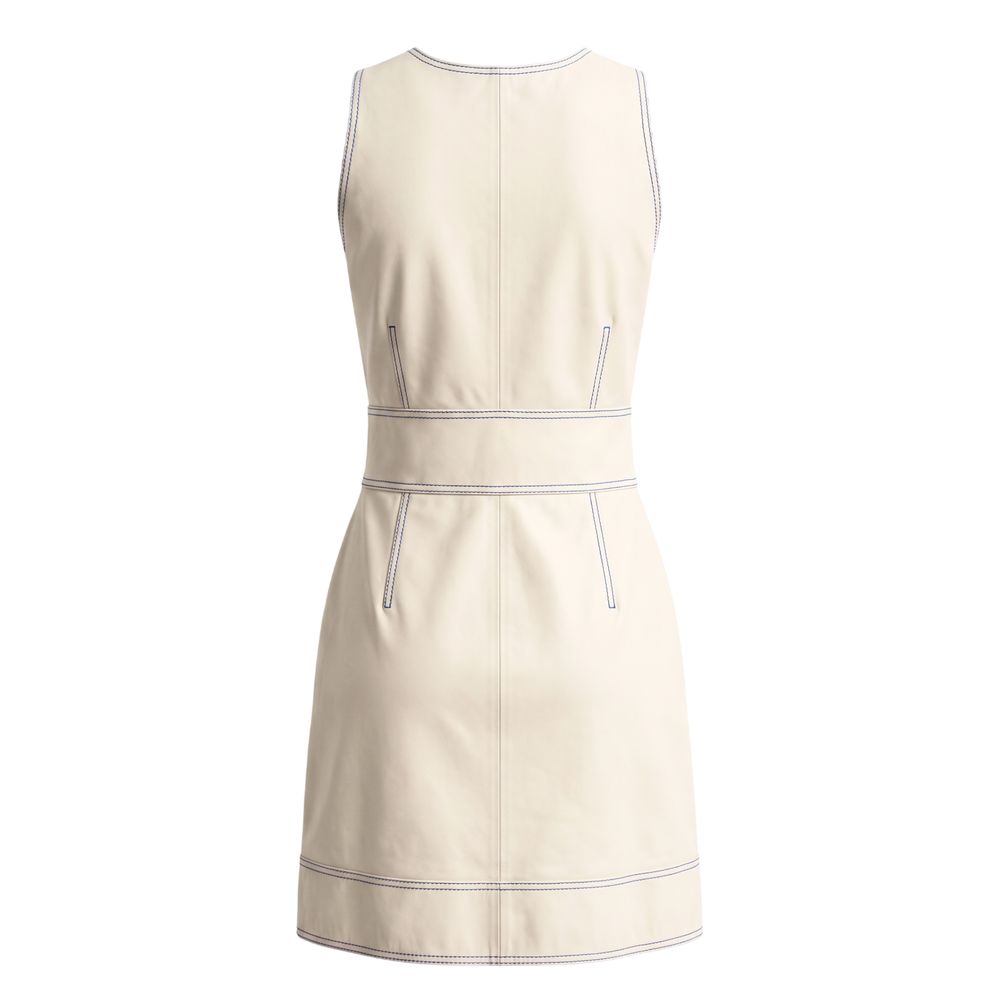 Beige Lamb Women Dress