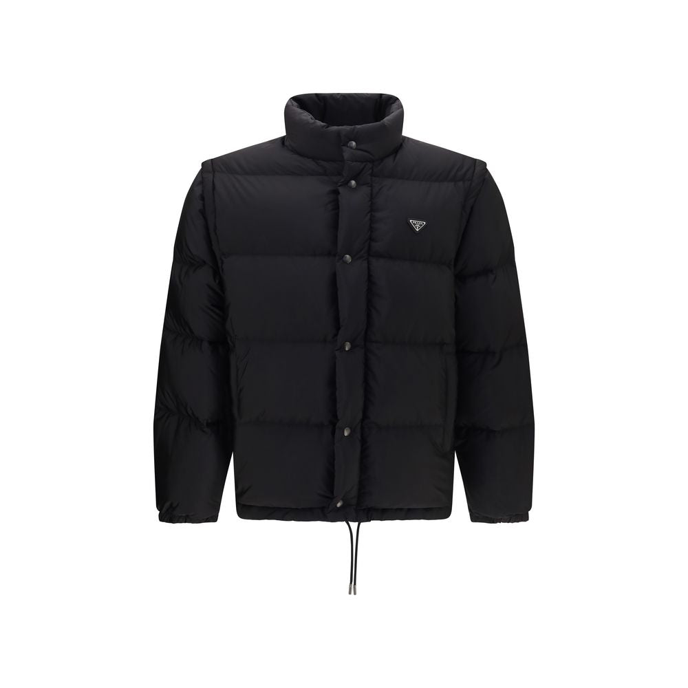 Black Goose Down Full-Length Jacket