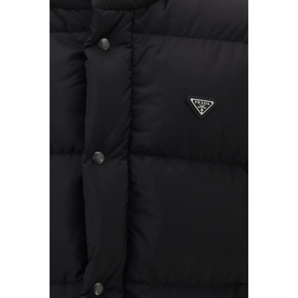 Black Goose Down Full-Length Jacket