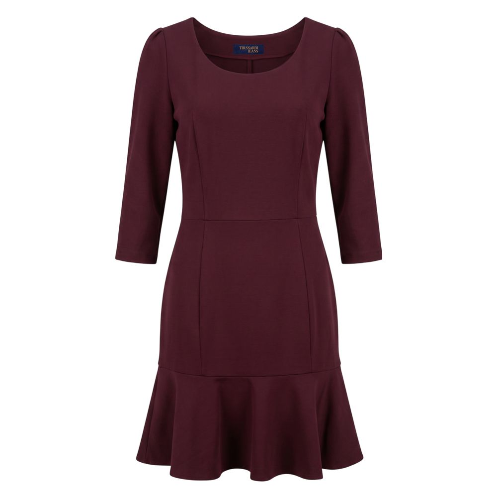 Red Viscose Women Dress