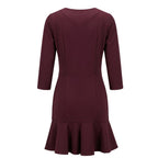 Red Viscose Women Dress