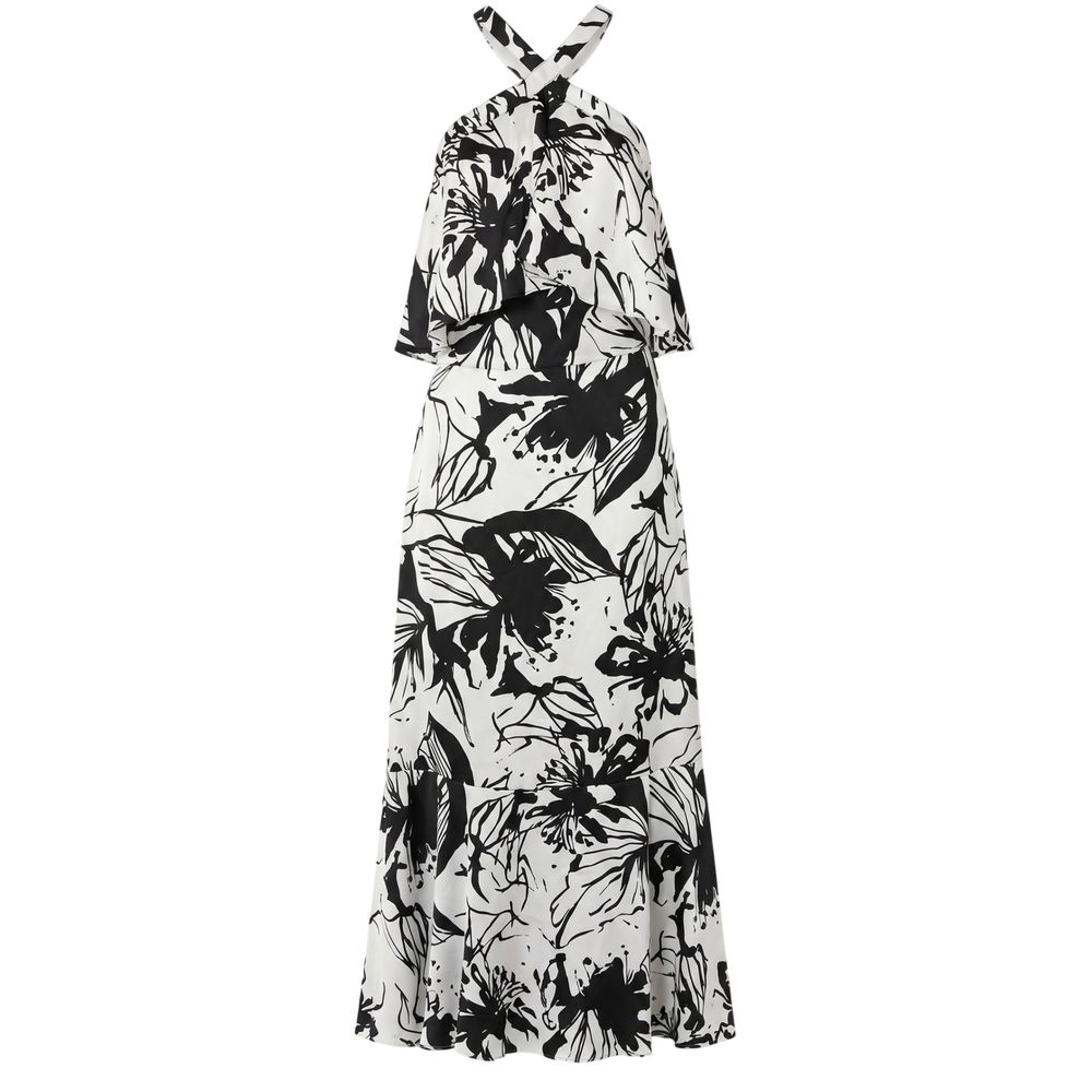 Black Polyester Women Dress