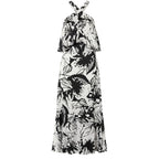 Black Polyester Women Dress