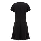 Black Polyester Women's Dress