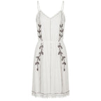 White Cotton Women Dress