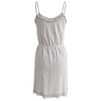 White Cotton Women Dress