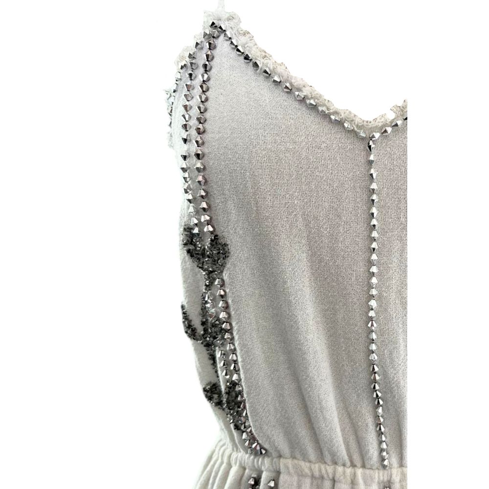 White Cotton Women Dress