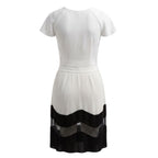 White Polyester Women Dress