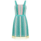 Green Cotton Women Dress
