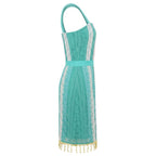 Green Cotton Women Dress