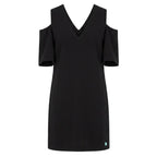 Black Polyester Women Dress