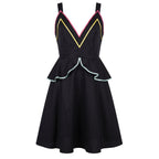 Black Cotton Women's Dress