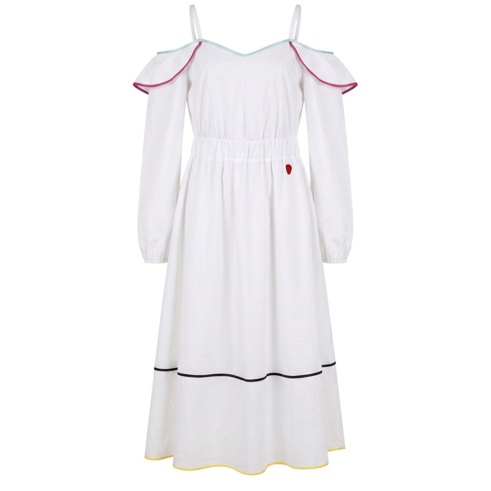 White Cotton Women Dress