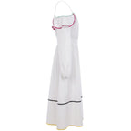 White Cotton Women Dress