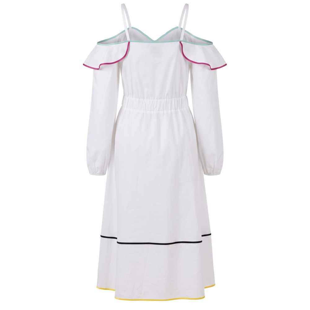White Cotton Women Dress