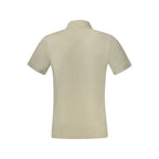 Beige Cotton Men's Polo