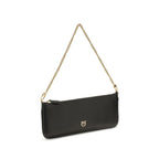 Black Calf Leather Bos Taurus Shoulder Bag