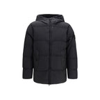 Black Goose Down Full-Length Jacket