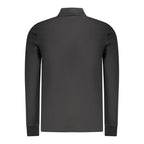 Black Cotton Men's Polo Shirt