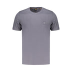 Blue Cotton Men's T-Shirt