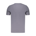 Blue Cotton Men's T-Shirt
