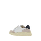 White Calf Leather Bos Taurus Athletic Sneakers