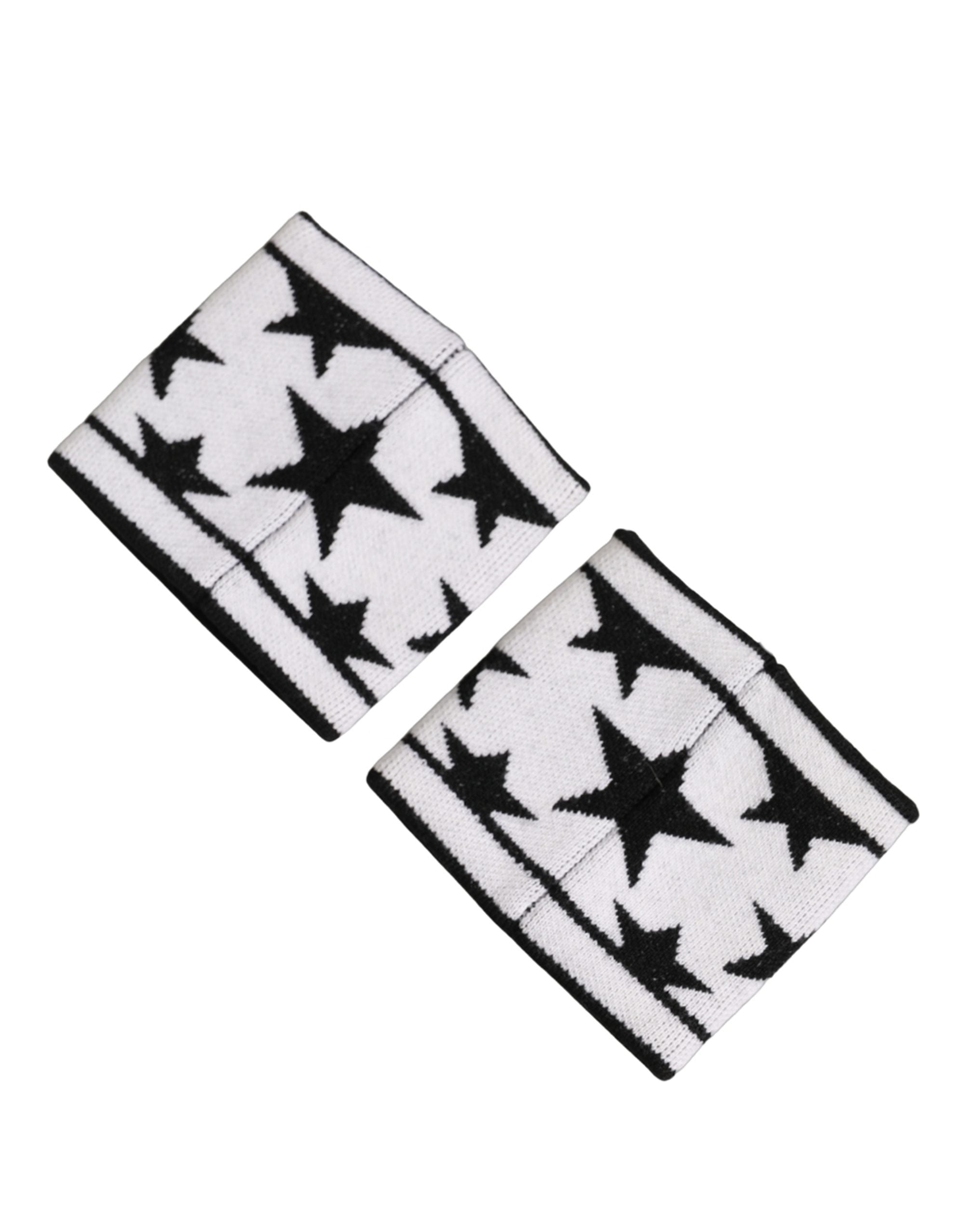 Men Set White Black Wool Logo #DGMILLENNIALS Wristband
