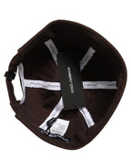 Men Brown Cotton Docker Capello Brimless Hat