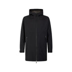 Black Polyester Coat