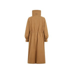 Brown Polyester Coat