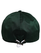Men Deep Green Cotton Baseball Cap 6 Panels Hat
