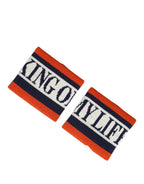 Set Multicolor Striped Cotton "King Of My Life" Wristband