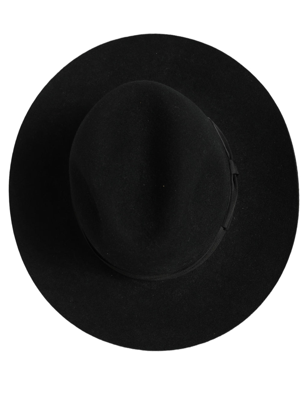 Men Black Classic Wide Brim Fedora Capello Hat