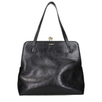 Black Leather Shoulder Bag