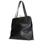 Black Leather Shoulder Bag