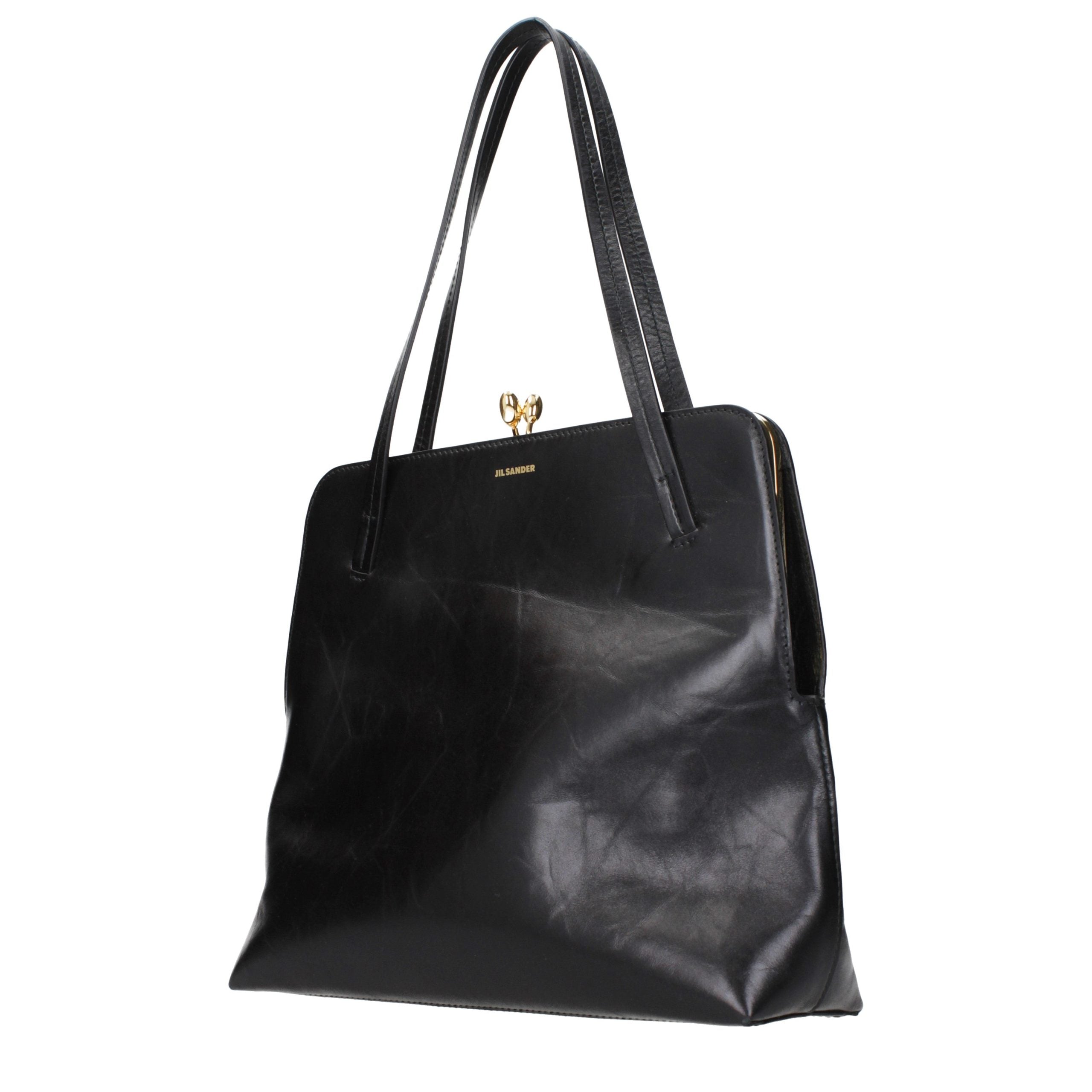 Black Leather Shoulder Bag