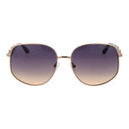Rose Gold Metal Sunglasses