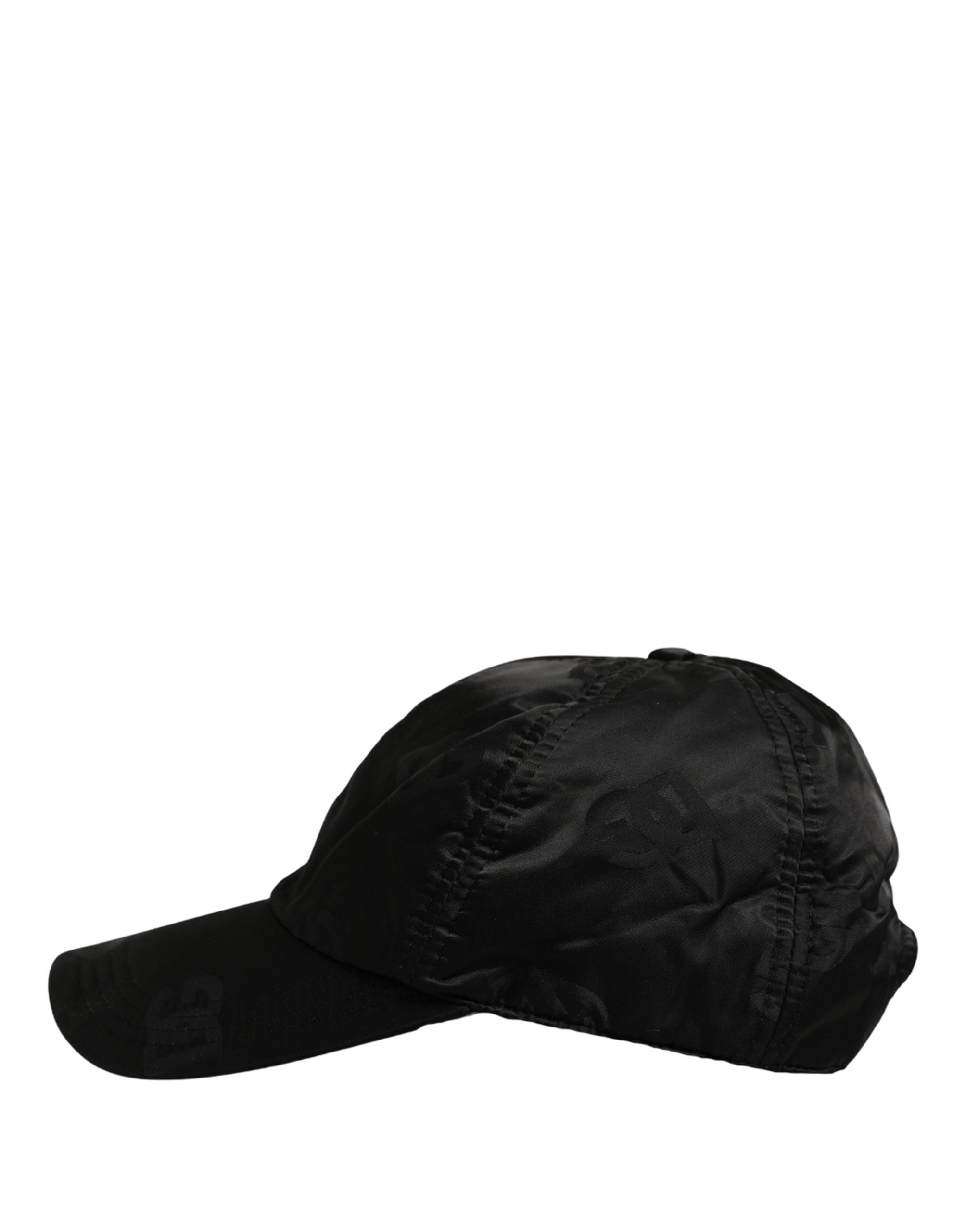 Men Black DG Monogram Baseball Capello Hat