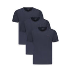 Blue Cotton Mens T-Shirt