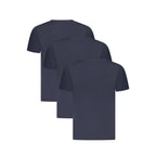 Blue Cotton Mens T-Shirt
