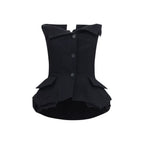 Black Silk Waistcoat